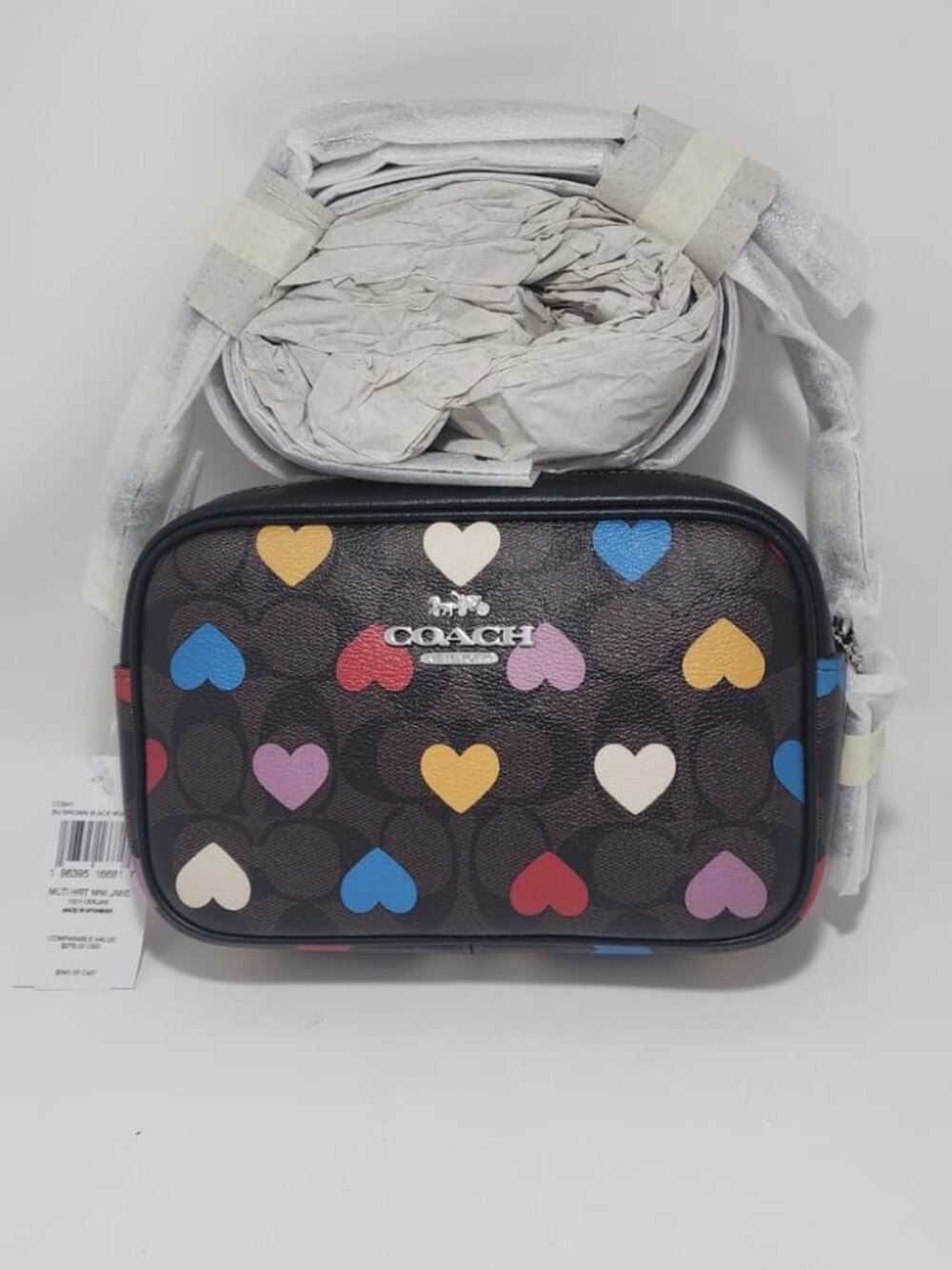 NEW Coach - Multi Heart Jamie Crossbody - Picture 2 of 5